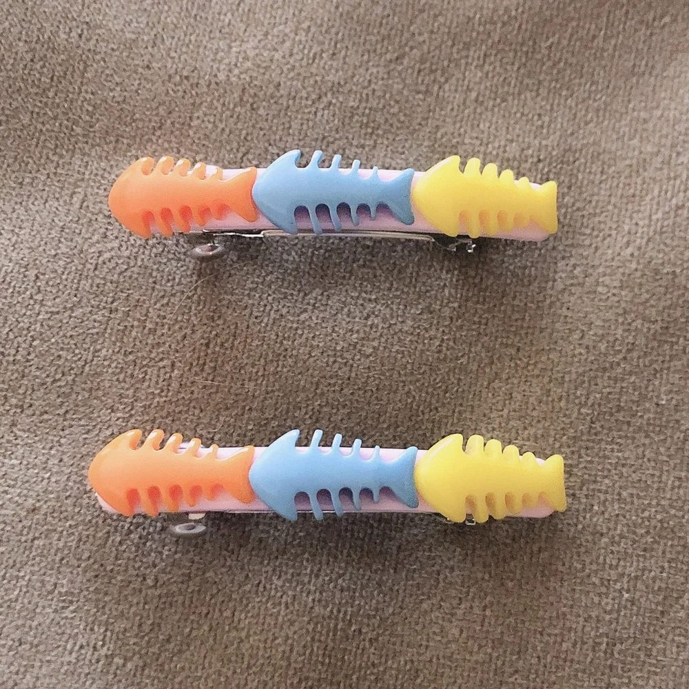Fishbone Hair Clip Set